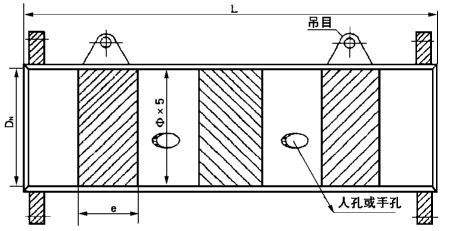 煤氣靜態(tài)混合器結(jié)構(gòu)圖